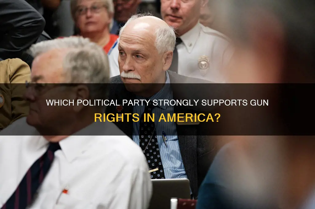 what political party is pro gun