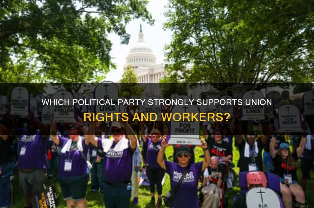 what political party is pro union