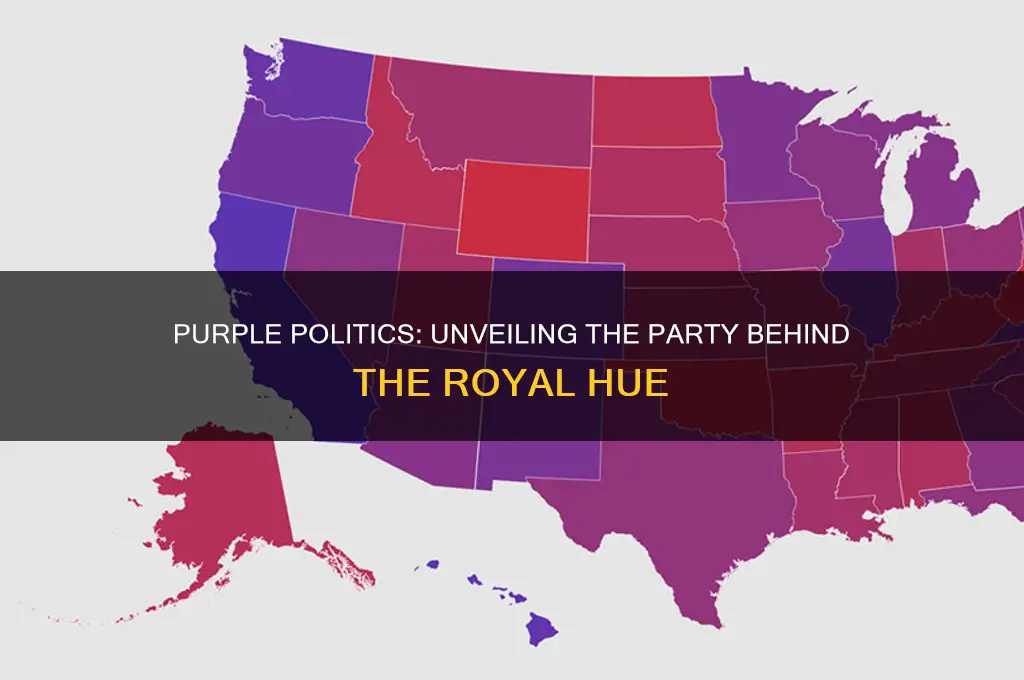 what political party is purple