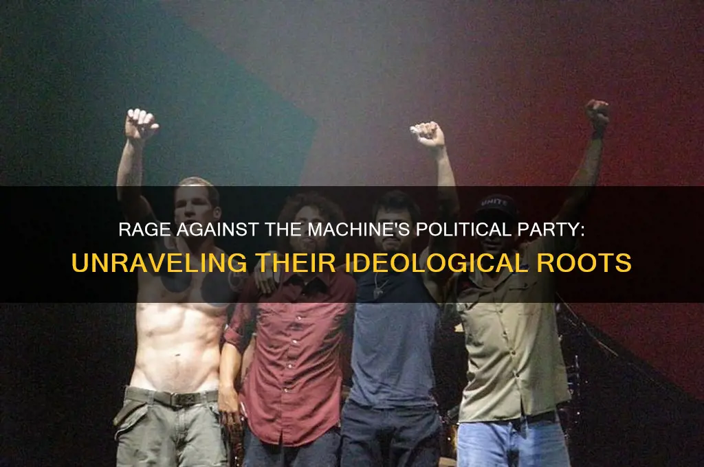 what political party is rage against the machine