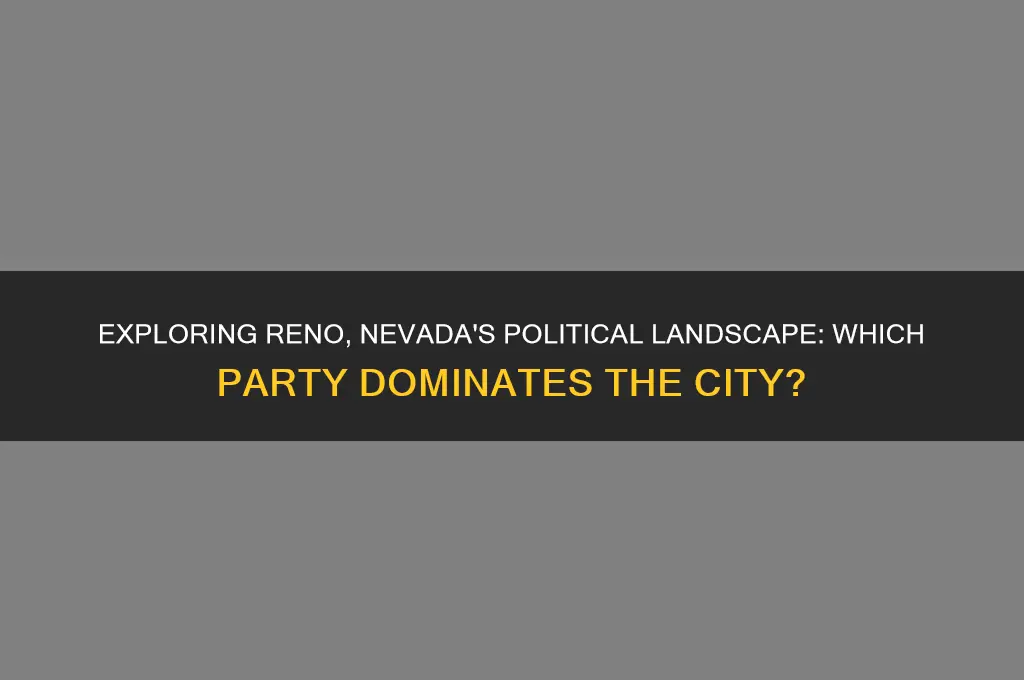what political party is reno nevada