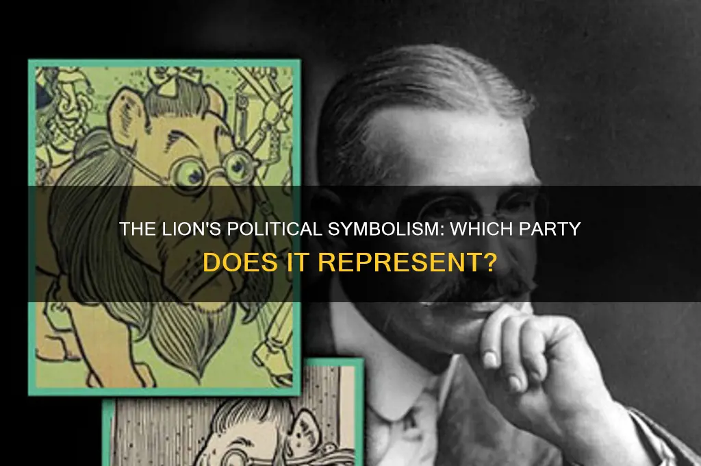 what political party is represented by the lion