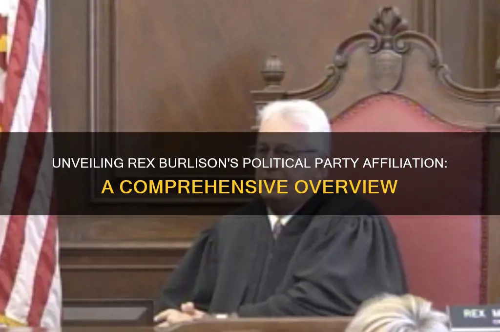 what political party is rex burlison