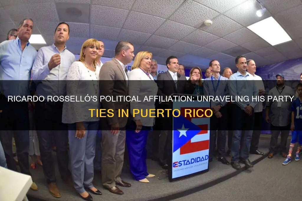 what political party is ricardo rossello