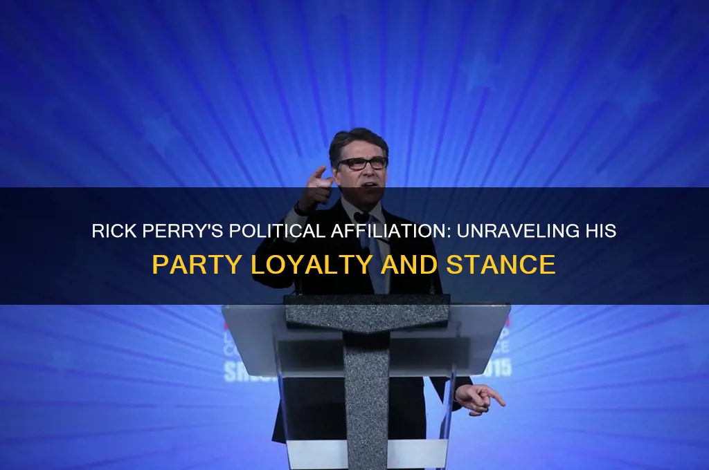 what political party is rick perry