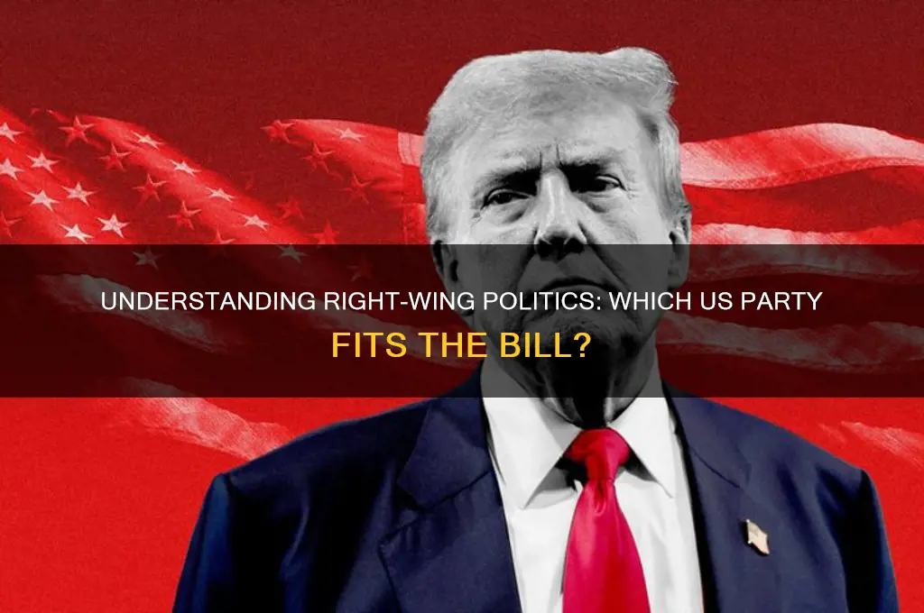 what political party is right wing in usa