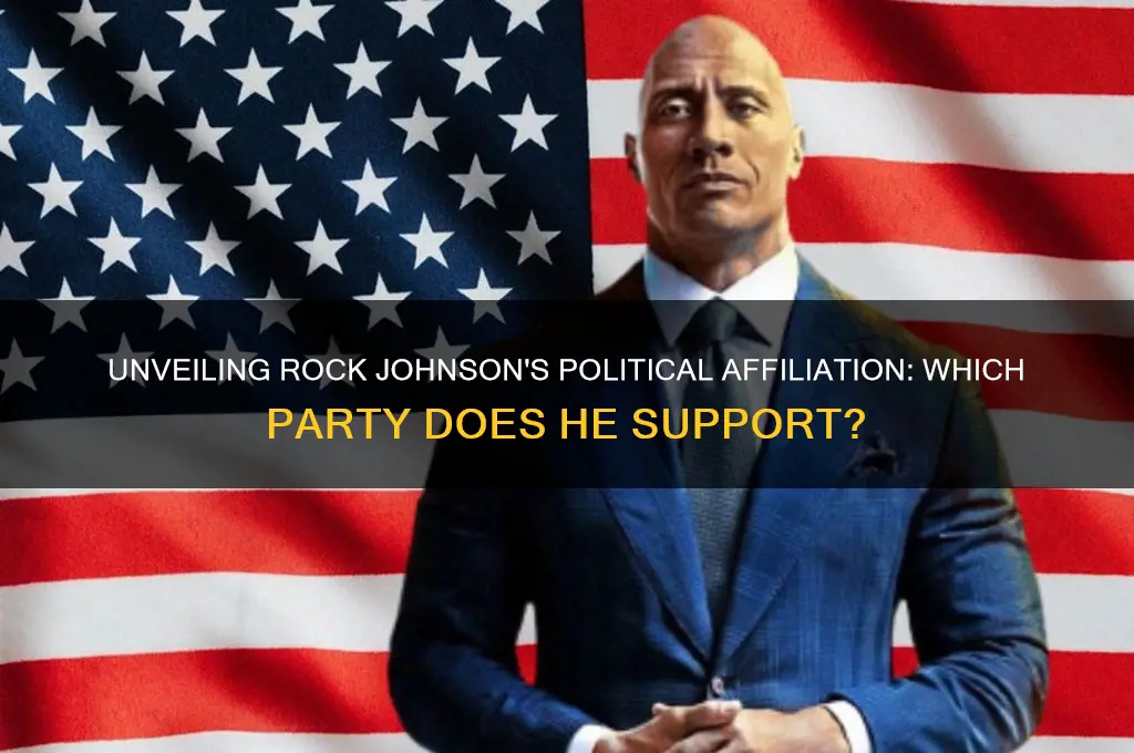 what political party is rock jhonson