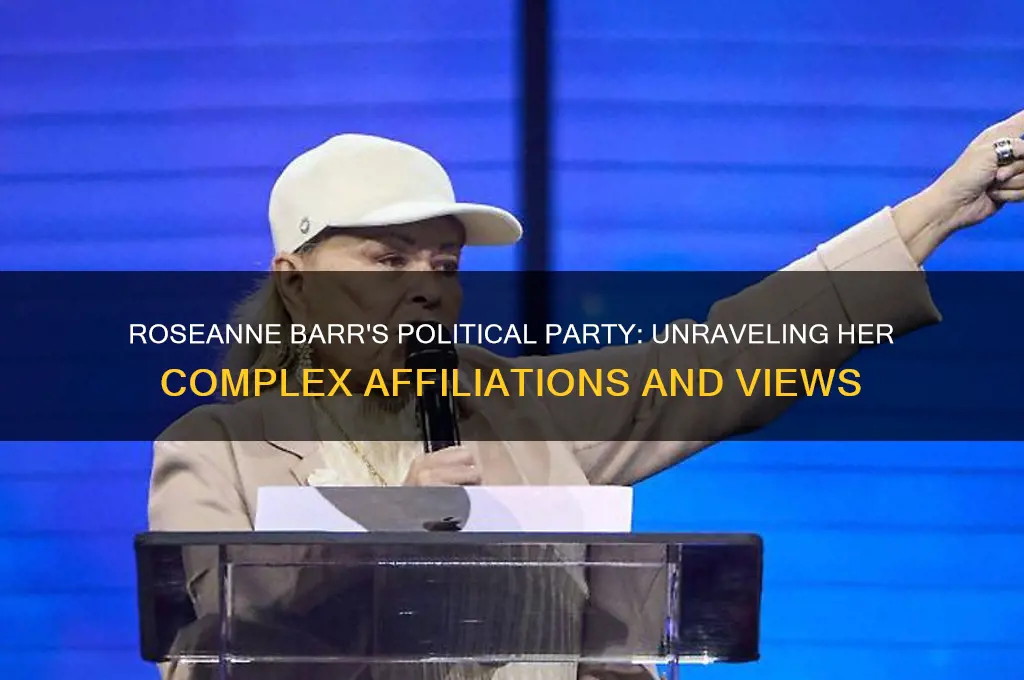 what political party is roseanne barr