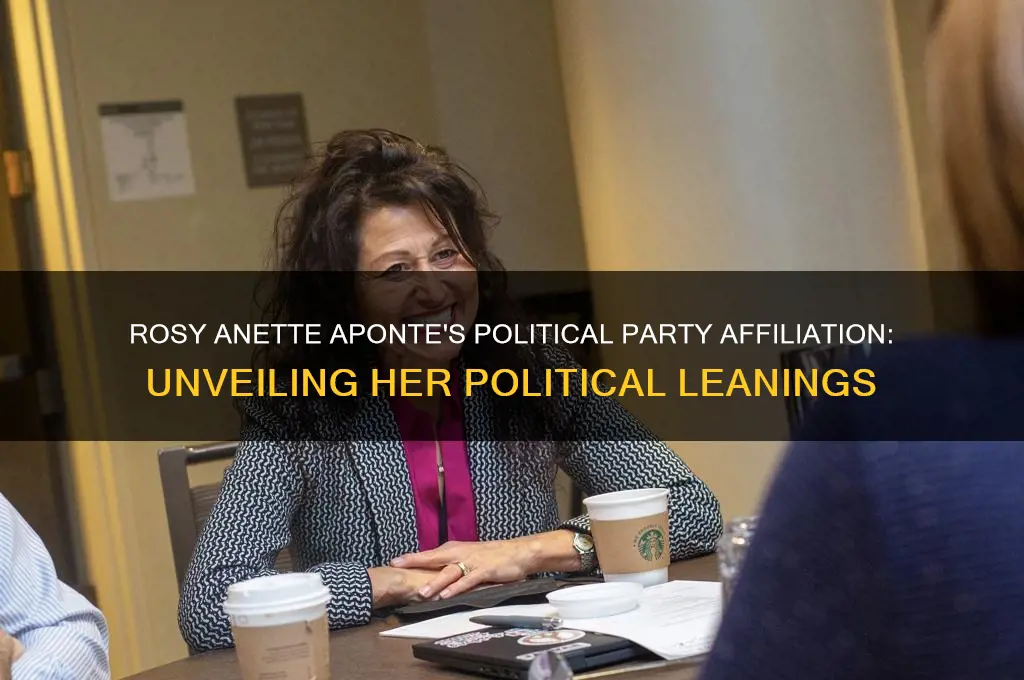 what political party is rosy anette aponte