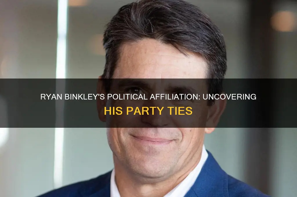 what political party is ryan binkley