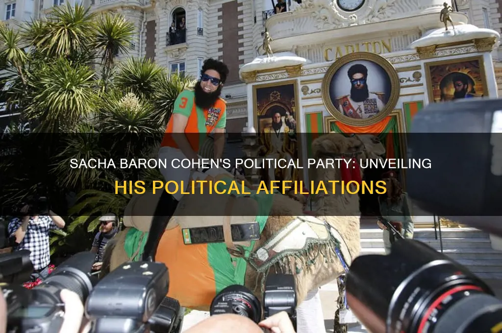 what political party is sacha baron cohen