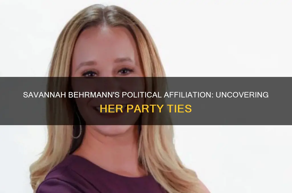what political party is savannah behrmann