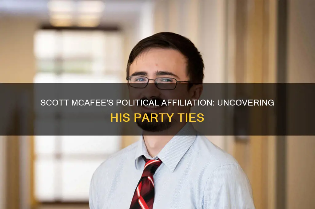what political party is scott mcafee