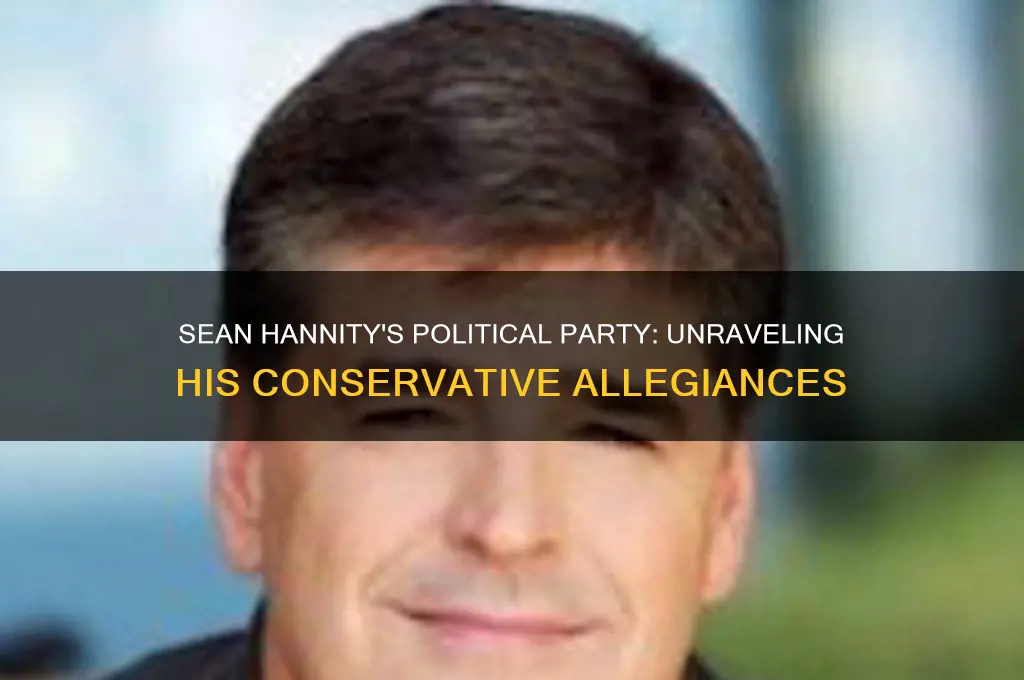 what political party is sean hannity