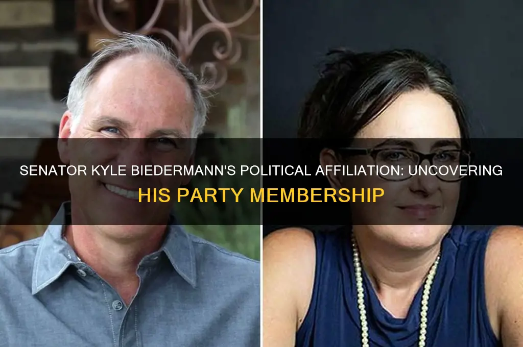 what political party is senator kyle biedermann a part of
