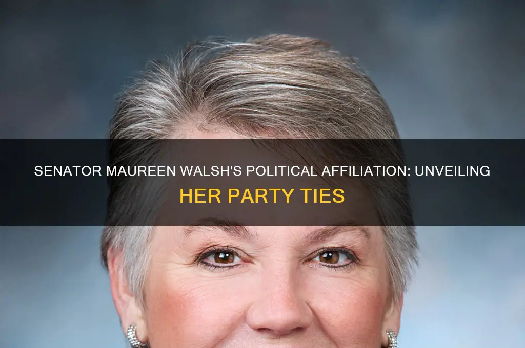 what political party is senator maureen walsh affiliated with