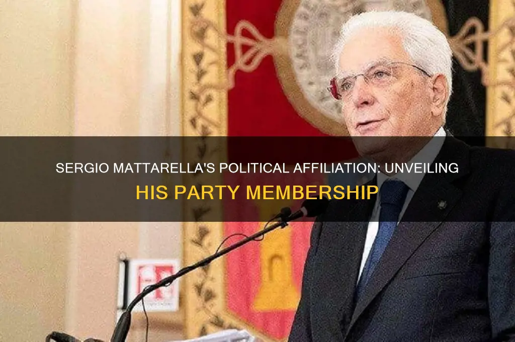 what political party is sergio marterella a part of