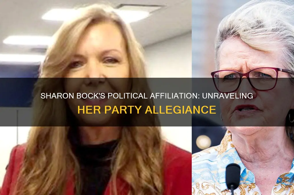 what political party is sharon bock