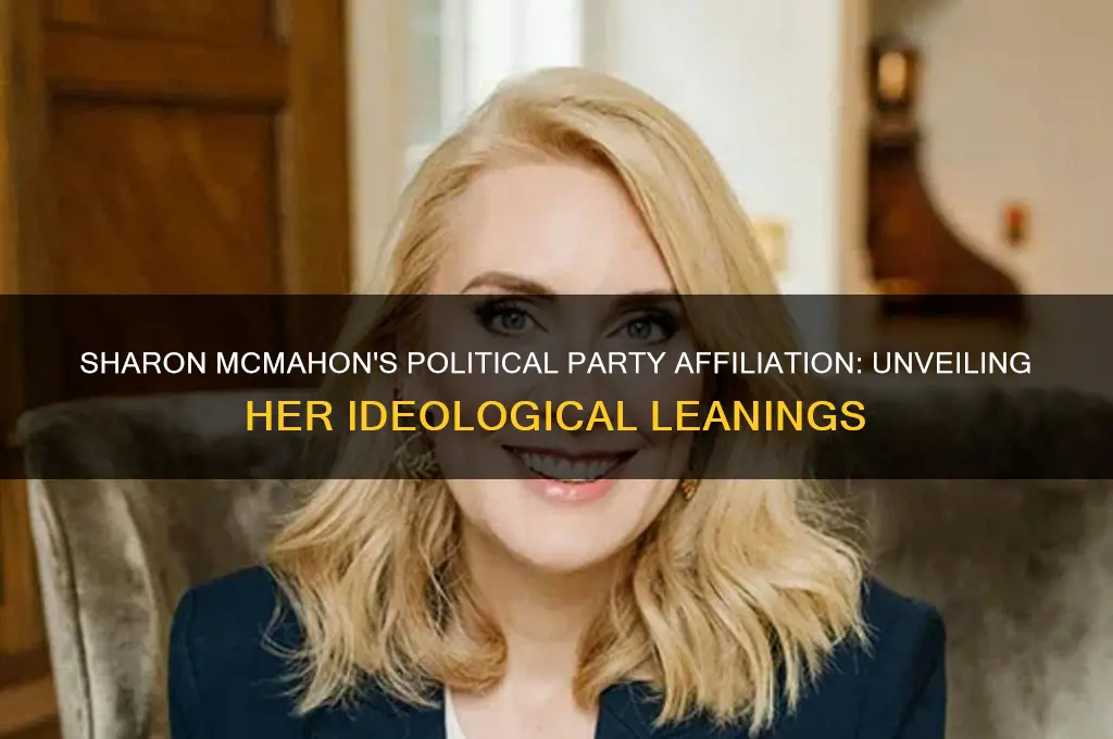 what political party is sharon mcmahon