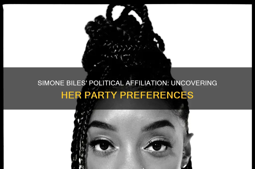 what political party is simone biles