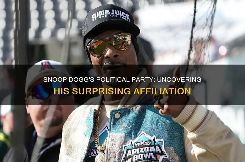 what political party is snoop dogg