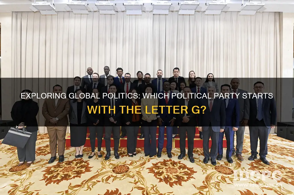 what political party is starts with g