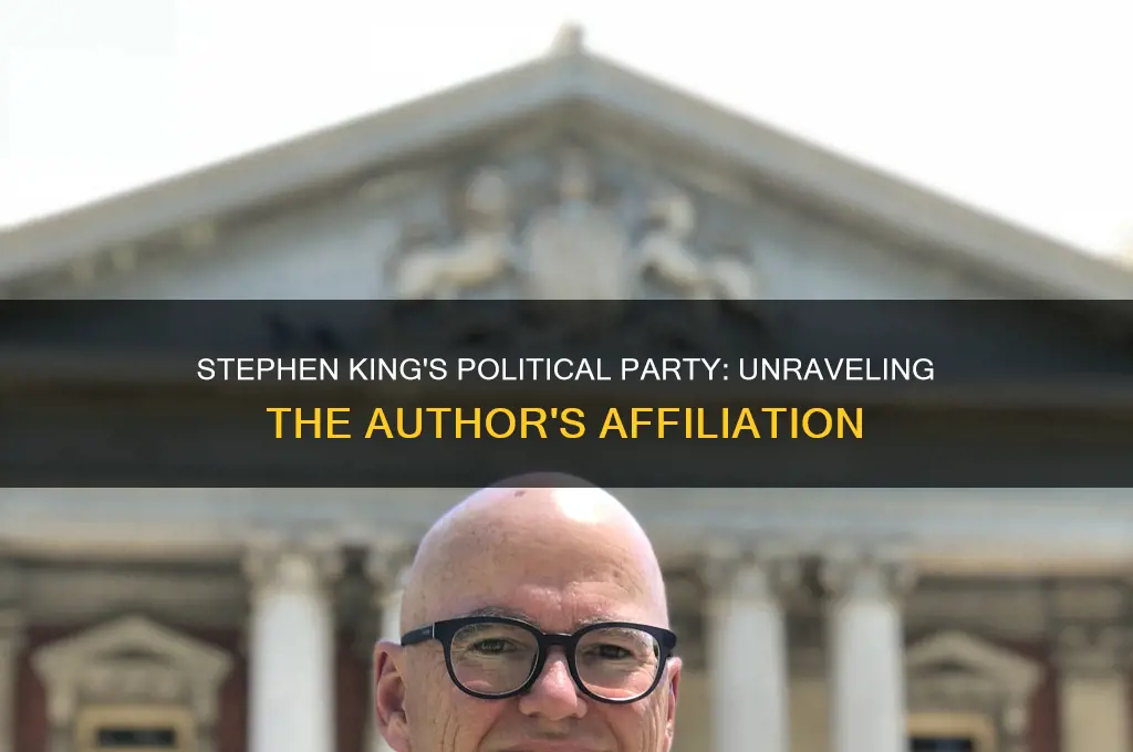what political party is stephen king