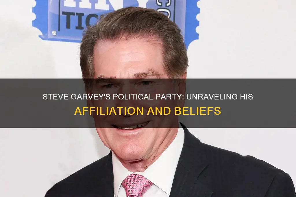 what political party is steve garvey