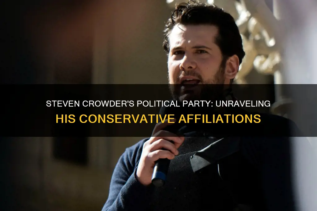 what political party is steven crowder