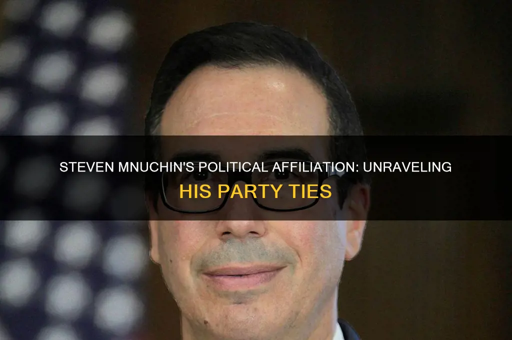 what political party is steven mnuchin