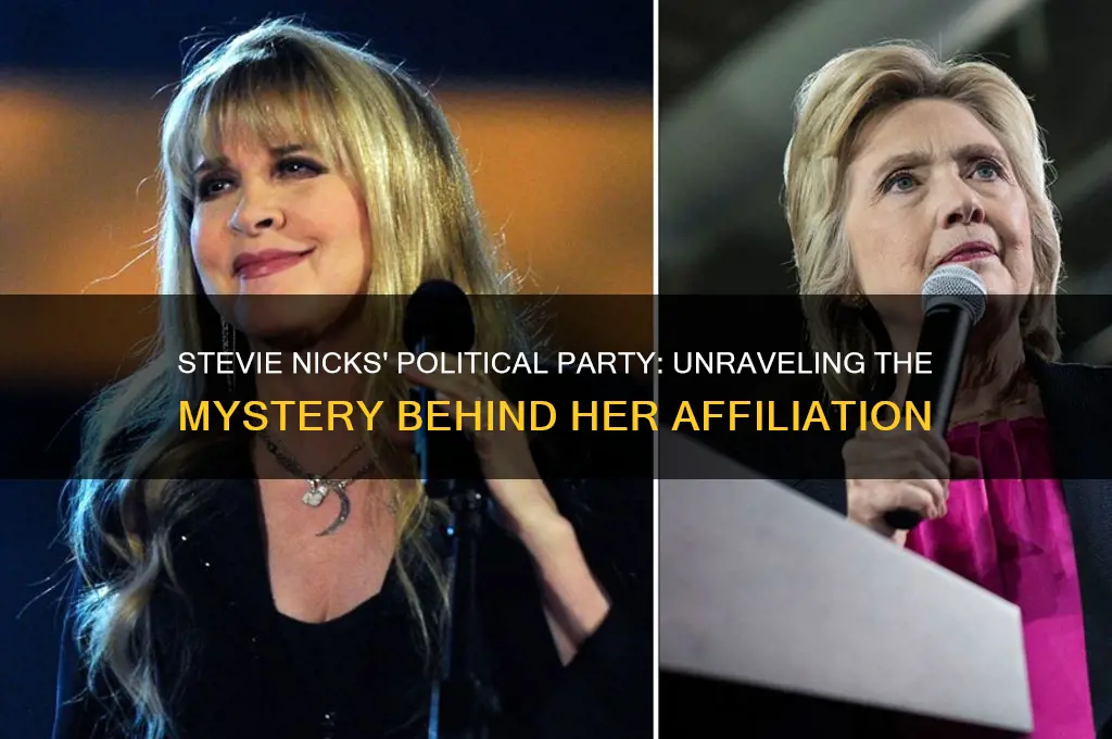 what political party is stevie nicks