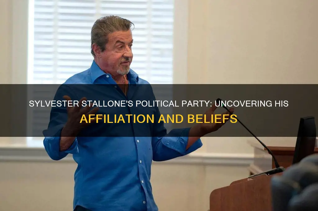 what political party is sylvester stallone