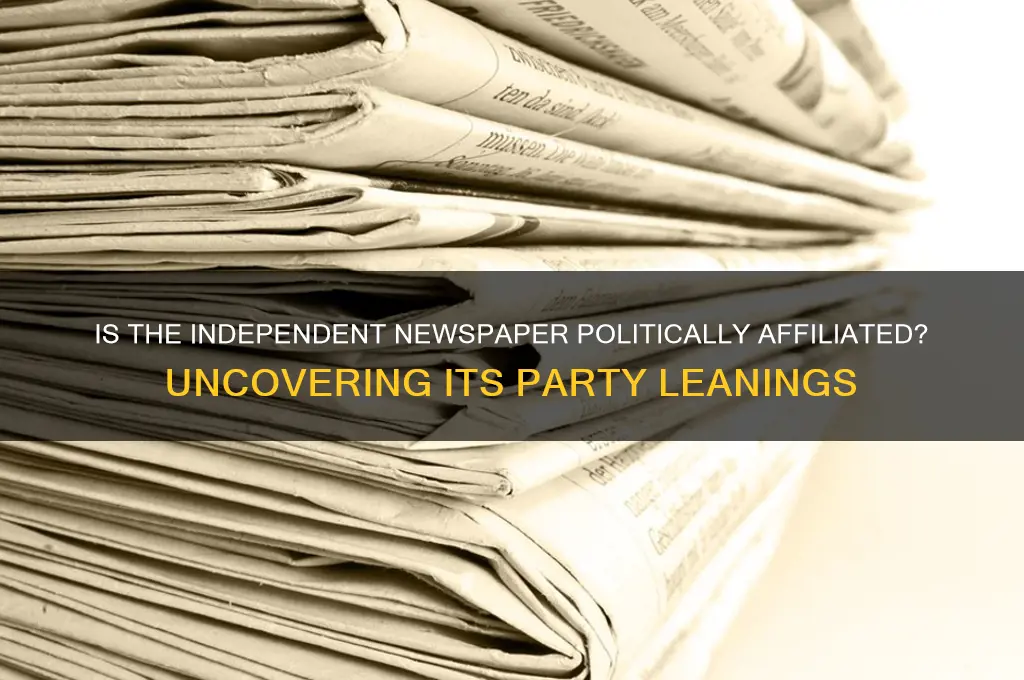 what political party is the independent newspaper