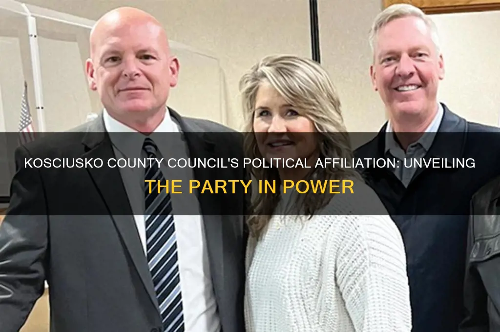 what political party is the kosciusko county council