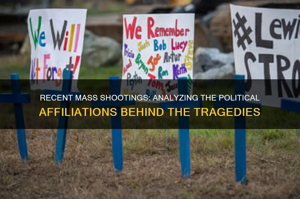 what political party is the last 2 mass shootings