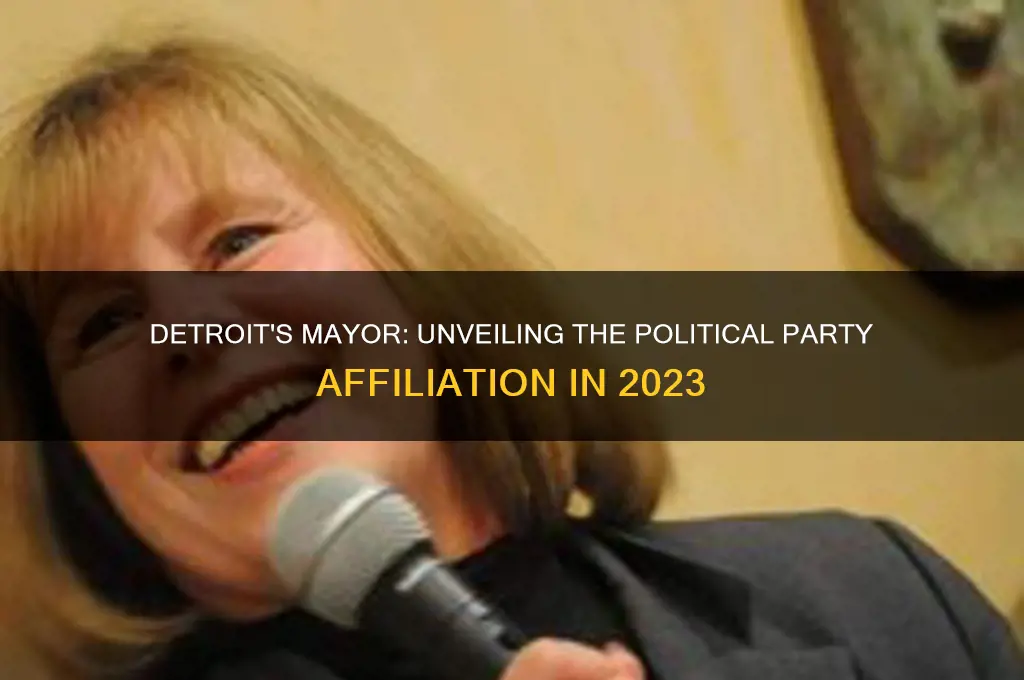 what political party is the mayor of detroit
