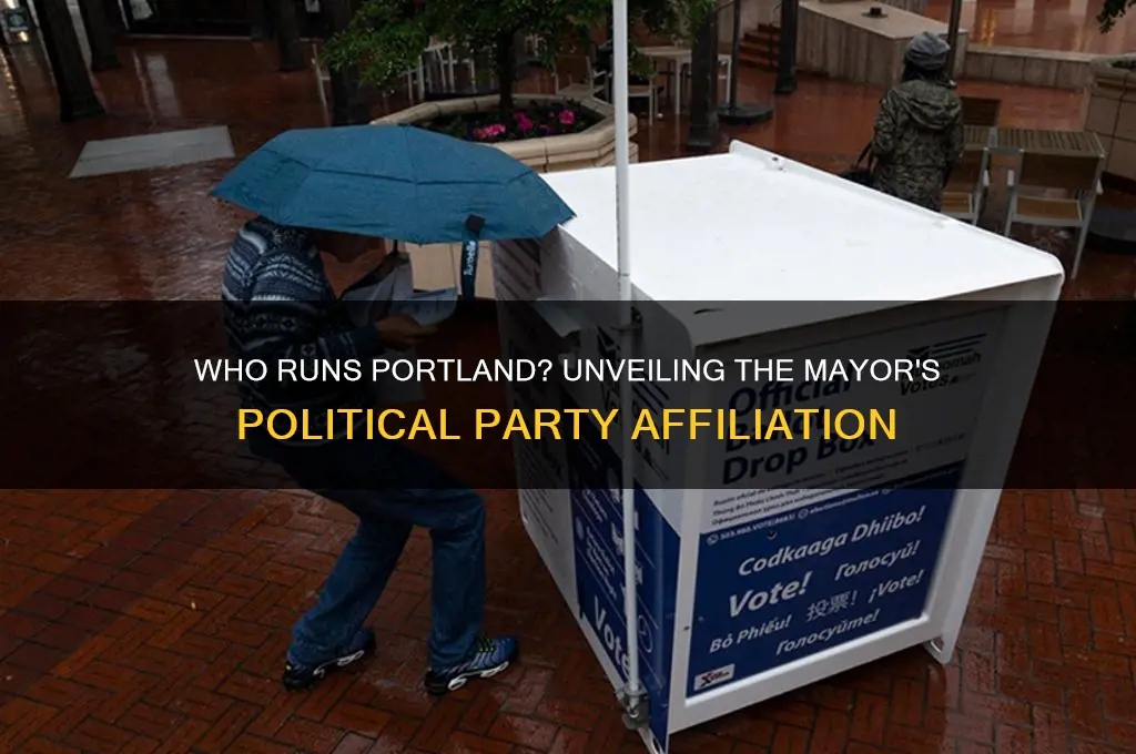 what political party is the mayor of portland