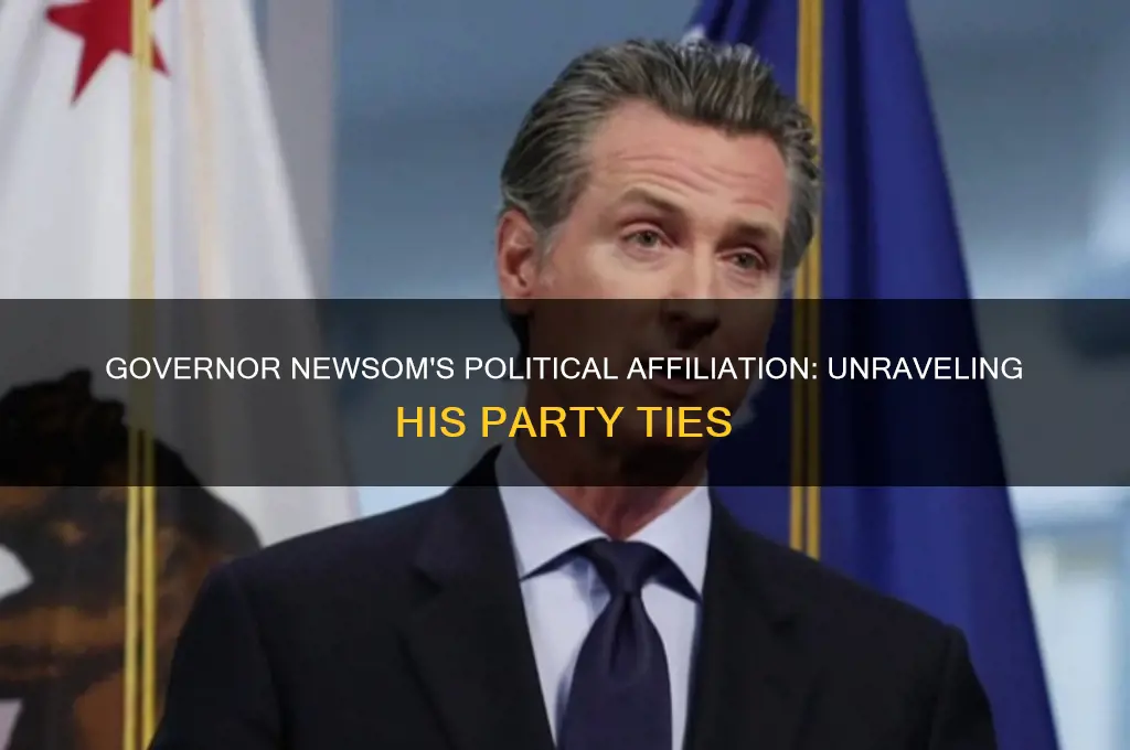 what political party is the newly elected governor newsom