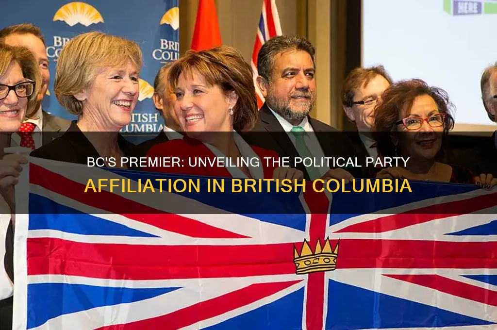 what political party is the premier of bc
