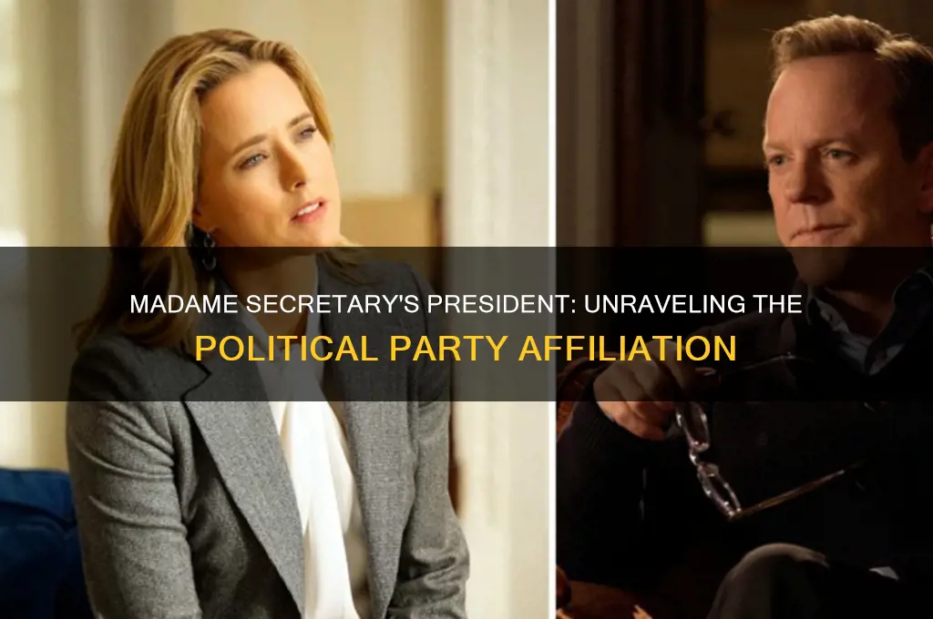 what political party is the president on madame secretary