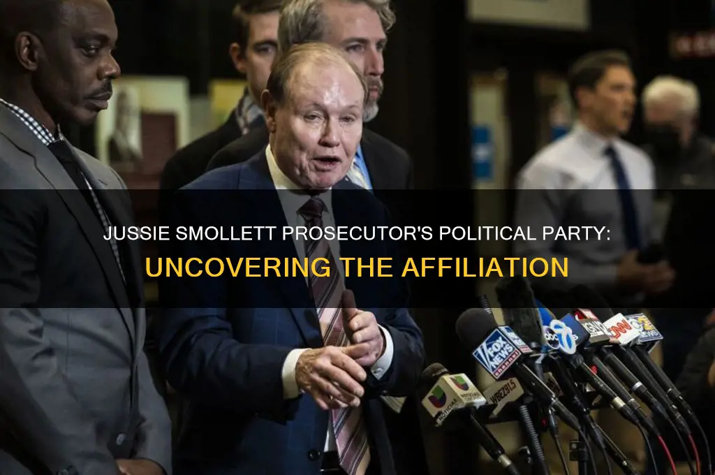 what political party is the prosecutor in the jussie smollett