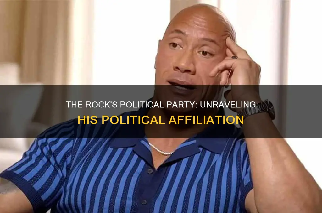 what political party is the rock