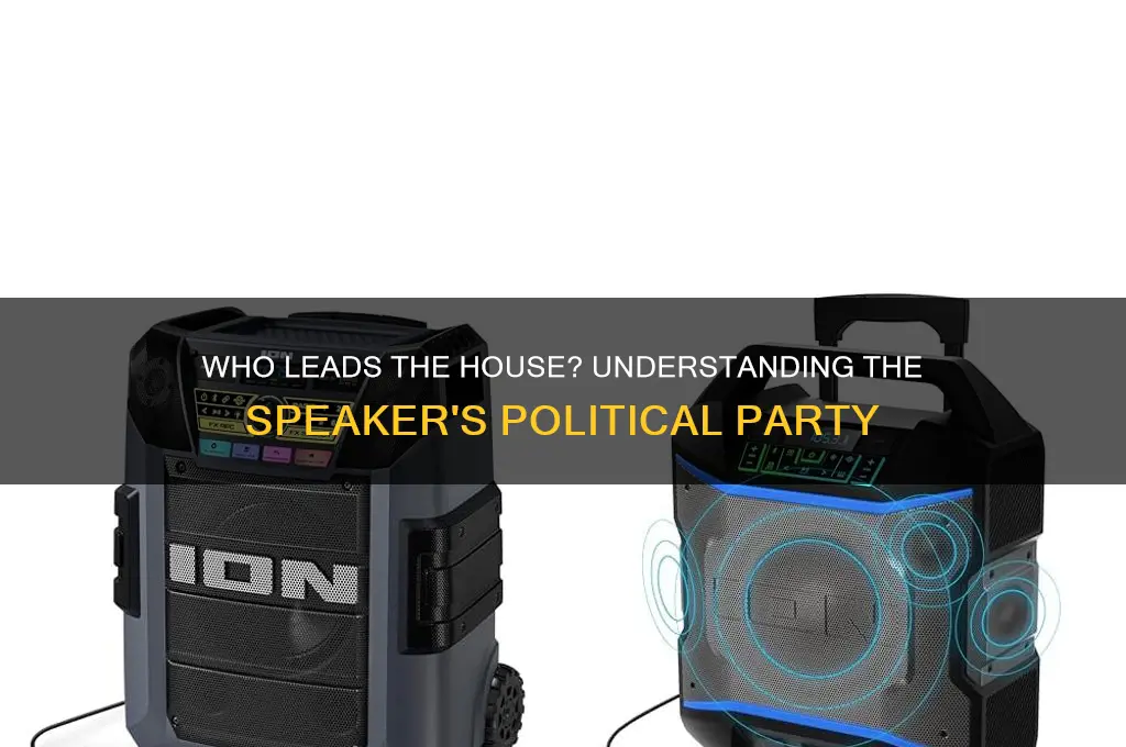 what political party is the speaker of the house