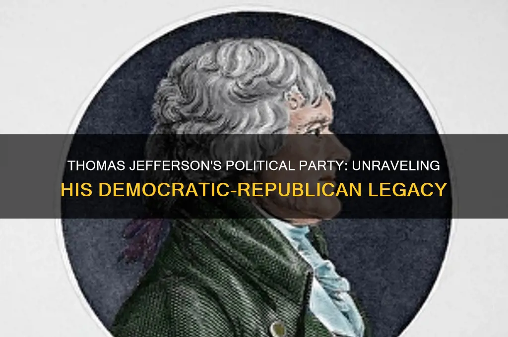 what political party is thomas jefferson