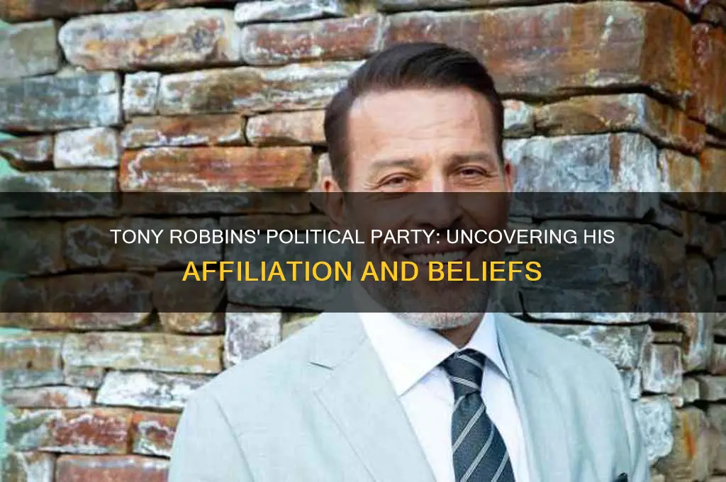 what political party is tony robbins