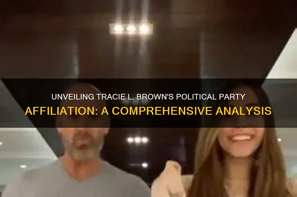 what political party is tracie l brown