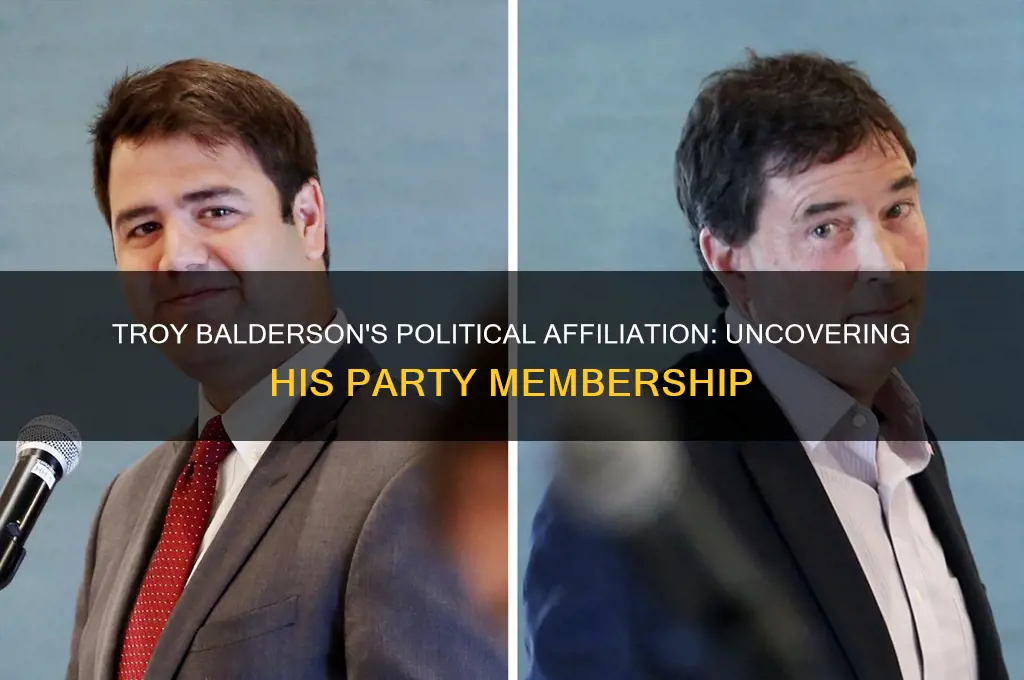 what political party is troy balderson