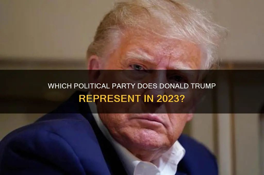 what political party is trump representing