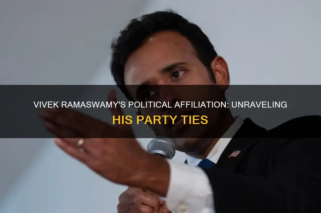 what political party is vivek ramaswamy