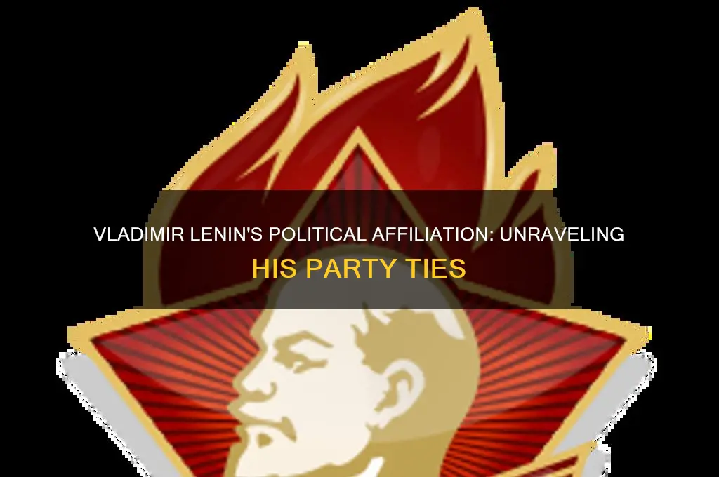 what political party is vladmir lenin affiliated with